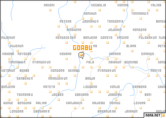map of Goabu