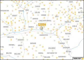 map of Goah