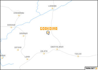 map of Goakoima