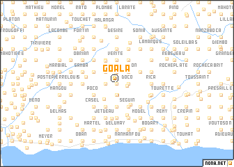 map of Goala