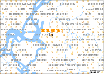 map of Goālbanda