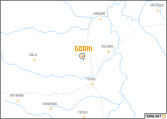 map of Goami