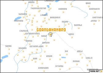 map of Goand Bhambro