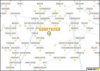 map of Goantenga