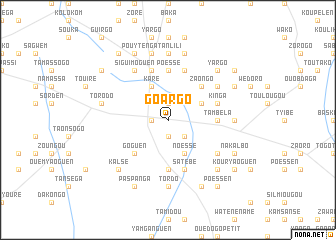 map of Goargo