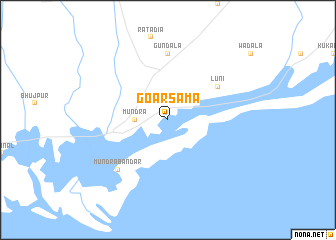 map of Goarsāma