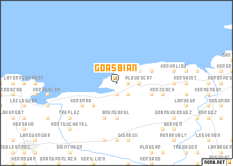 map of Goas-Bian