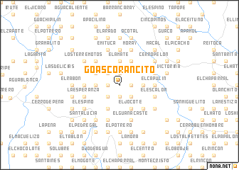 map of Goascorancito