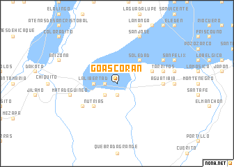 map of Goascorán