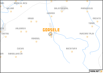 map of Goaşele