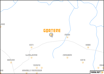 map of Goatéré