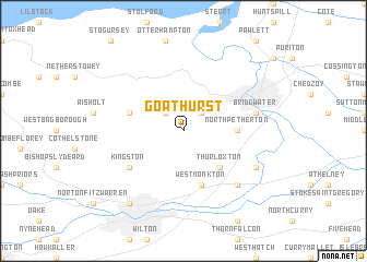 map of Goathurst