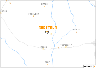 map of Goat Town