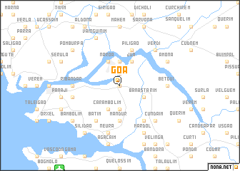 map of Goa