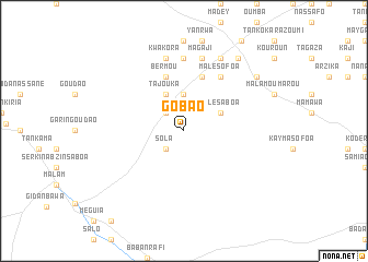 map of Gobao