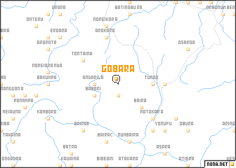 map of Gobara