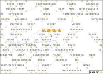 map of Gobarène