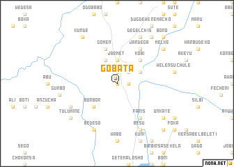 map of Gobatʼa