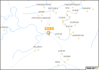 map of Goba