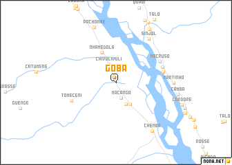 map of Goba