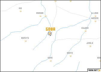 map of Goba