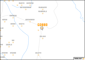 map of Gobba