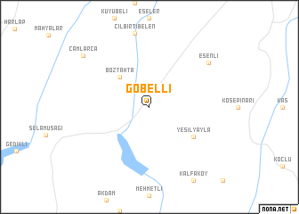 map of Göbelli