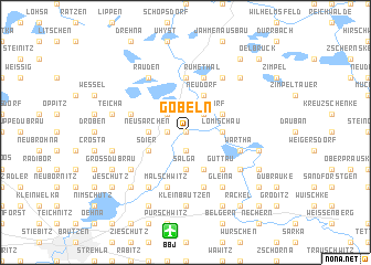 map of Göbeln