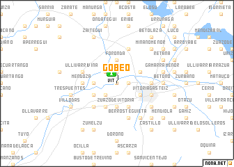 map of Gobeo