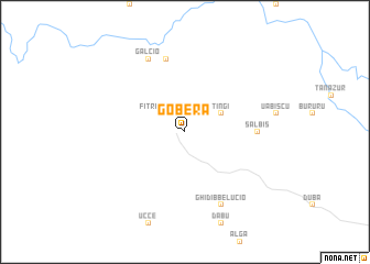 map of Gobera