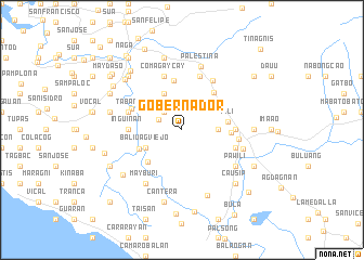 map of Gobernador