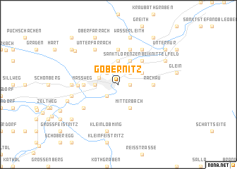 map of Gobernitz