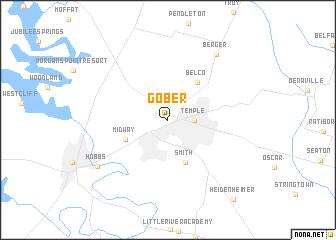 map of Gober