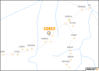 map of Gober