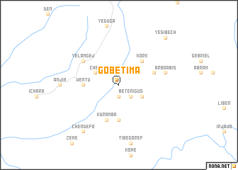 map of Gobetʼima