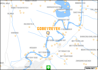 map of Gobeyr-e Yek