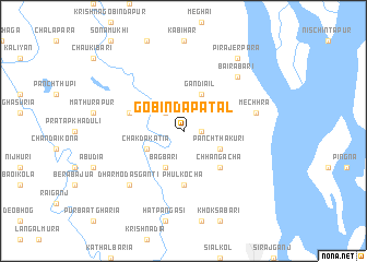 map of Gobindapatal