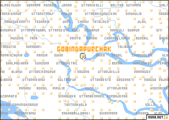 map of Gobindapur Chak