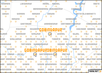 map of Gobindapur