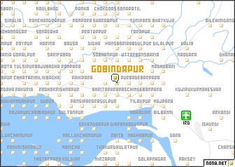 map of Gobindapur