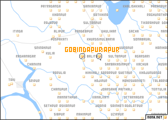 map of Gobindapur