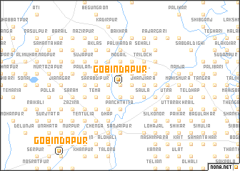 map of Gobindapur