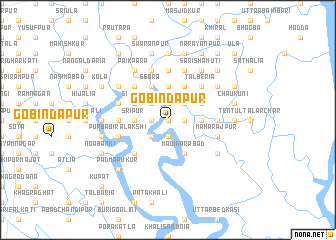 map of Gobindapur