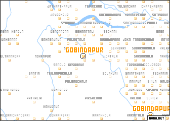 map of Gobindapur