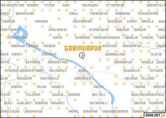 map of Gobindapur