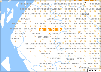 map of Gobindapur