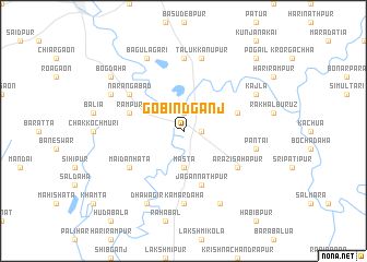 map of Gobindganj