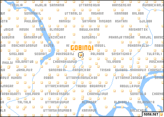 map of Gobindi