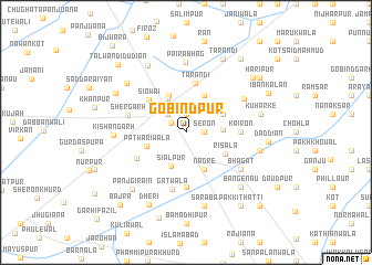 map of Gobindpur