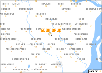 map of Gobindpur